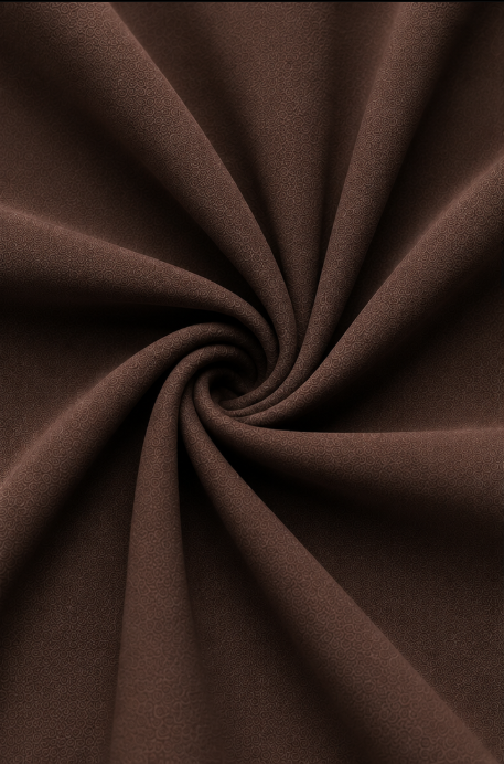 Chocolate Brown Spun / Spoon Fabric